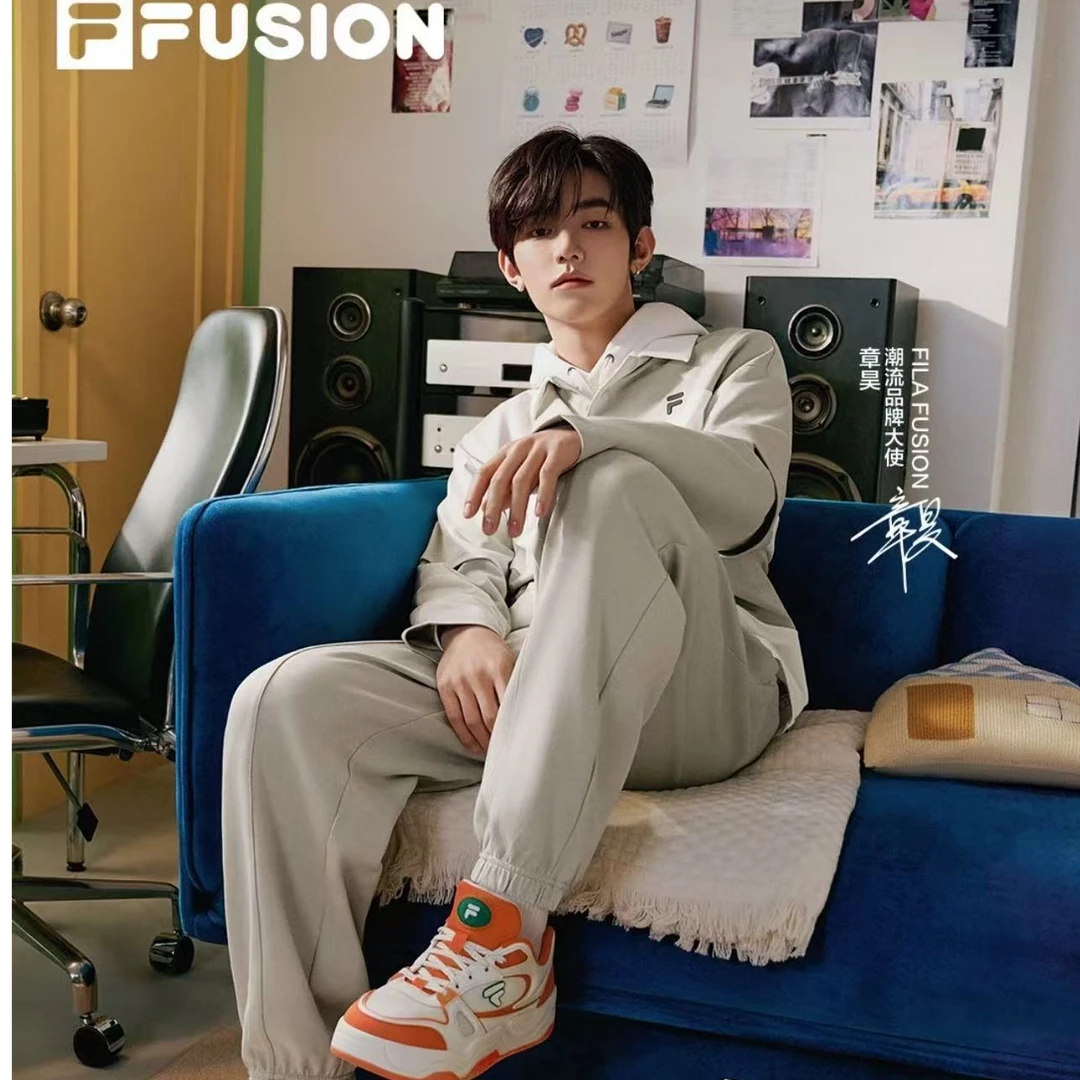 FILA FUSION斐乐板鞋男子百搭旅游鞋夏季运动时尚板鞋T12M522913