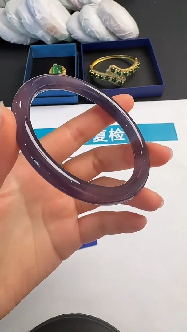 未镶嵌手镯石英质玉040