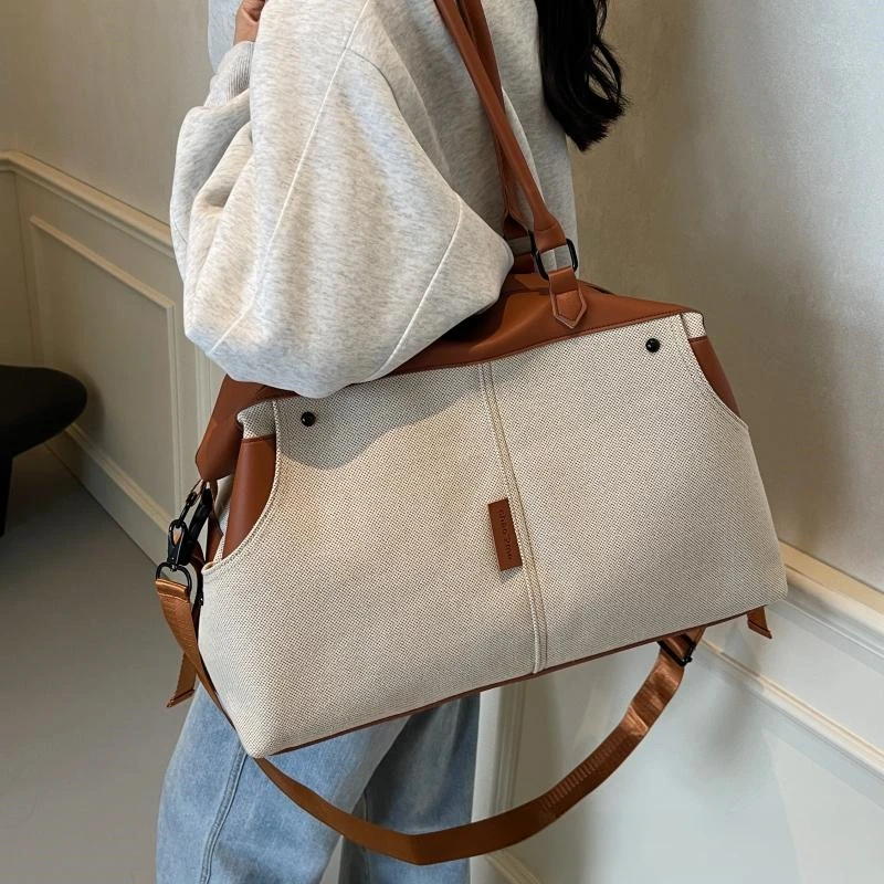 时尚旅行包女大容量手提行李袋出游包收纳登机包休闲待产大包