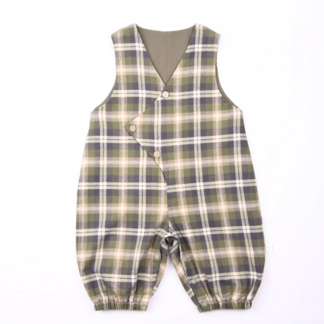 【潘先生高定】双面磨毛婴儿连体马甲