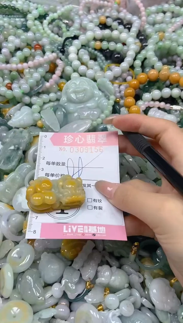 翡翠未镶嵌颈饰闪购0309156多样性发其一