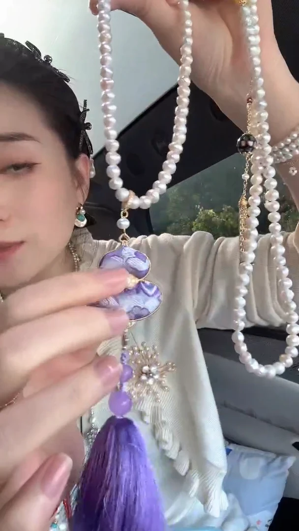 吊坠(不含链)未镶嵌淡水珍珠宋锦葫芦万能扣吊坠