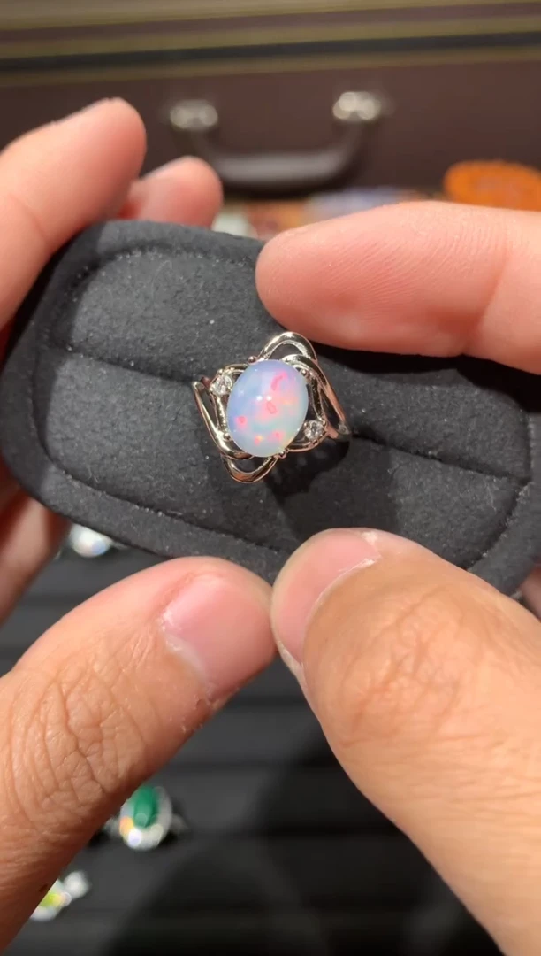 未镶嵌欧泊戒指P89【多样性发其一】