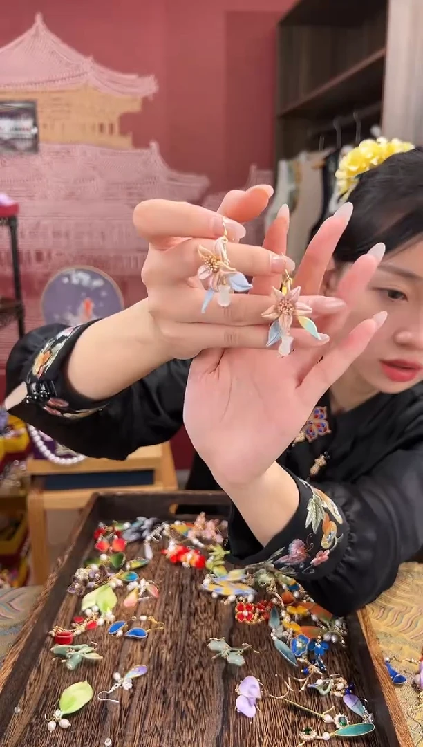 【闪购商品】刺绣 苏绣世家非遗手工（耳环）