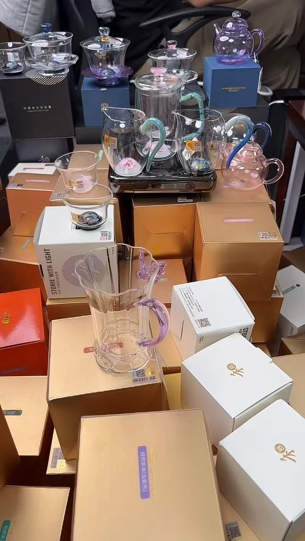 @@禾器晶彩蝴蝶水杯