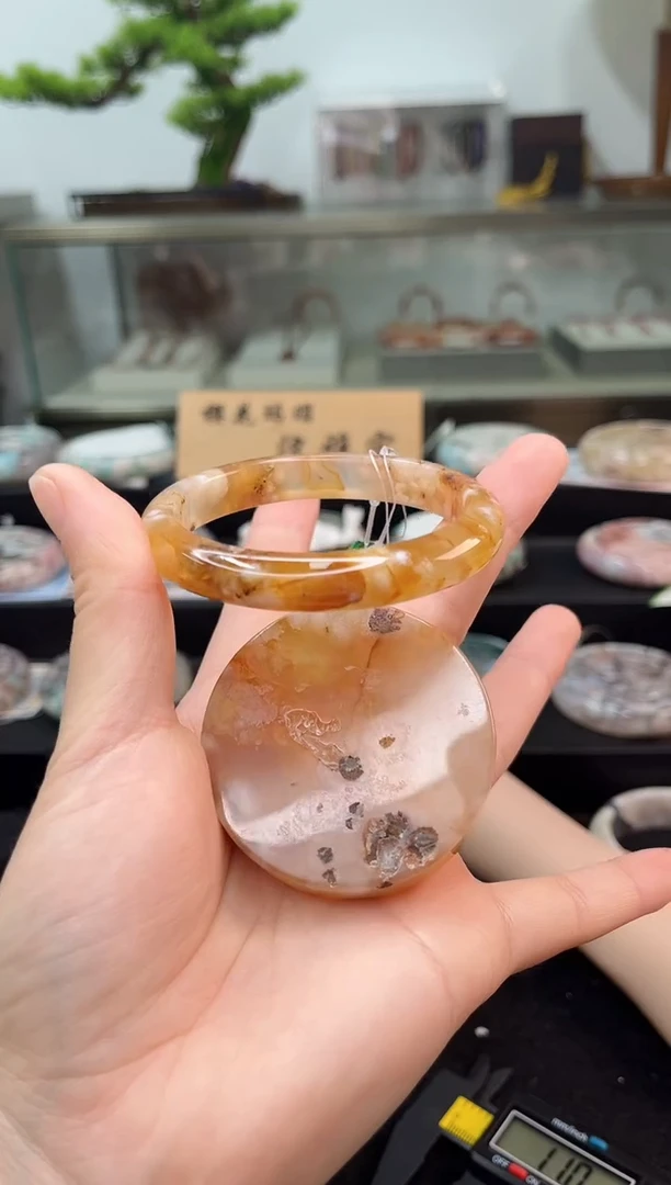 未镶嵌手镯石英质玉56圈口（赠品镯心）6357172