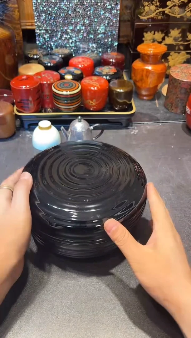 茶仓 大漆漆器大漆漆器大漆漆器