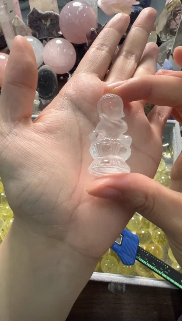 未镶嵌珠宝半成品水晶M483 约4.6cm