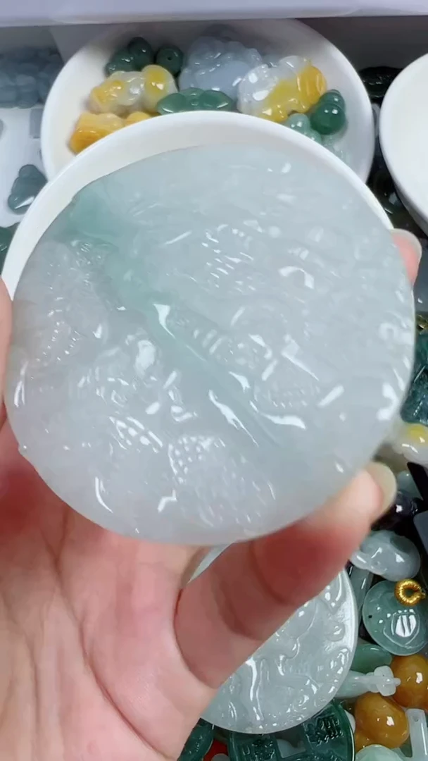 散珠翡翠369号链接,A货翡翠