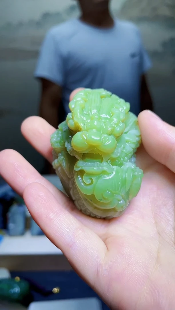 和田玉未镶嵌颈饰大****发1