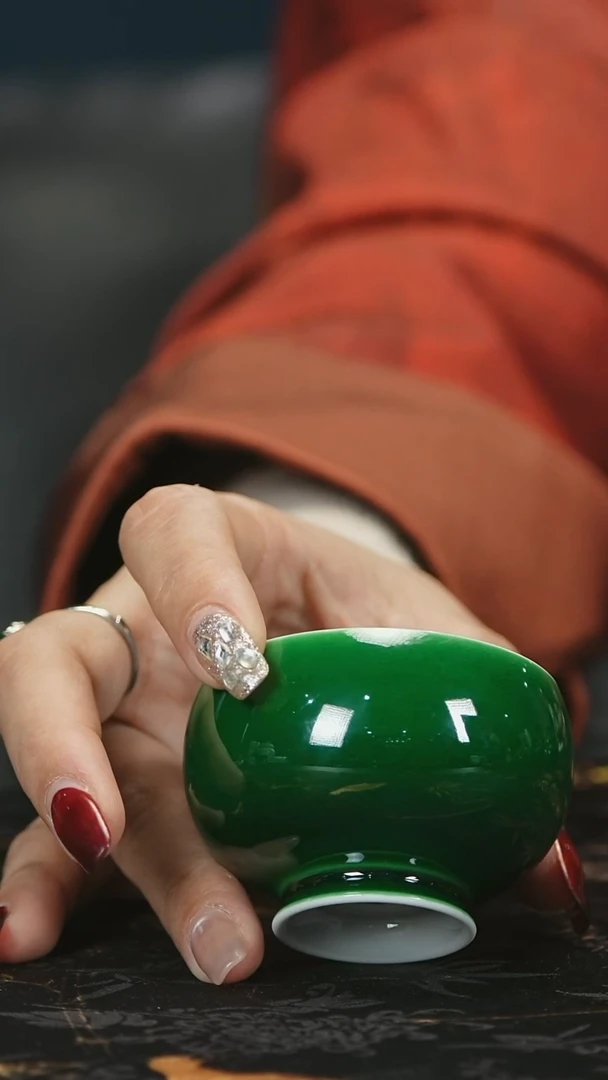 【闪购商品】瓷唐里郎窑绿小杯