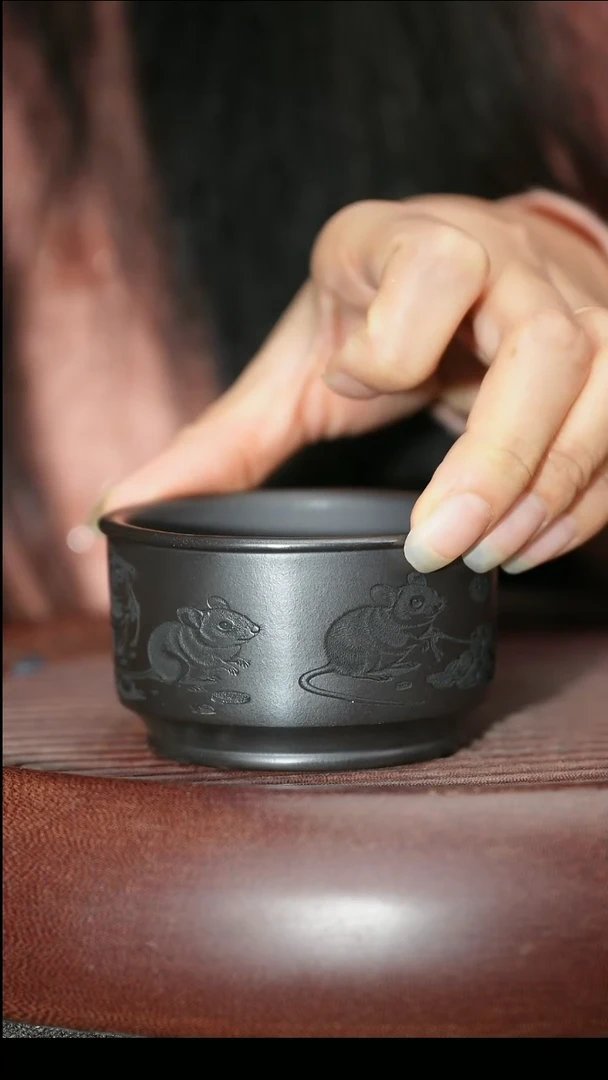 茶杯紫砂紫砂主人杯福利放漏