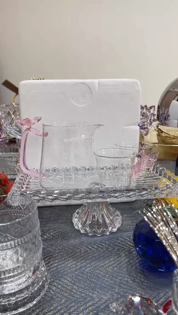 有机玻璃公道杯+2茶杯