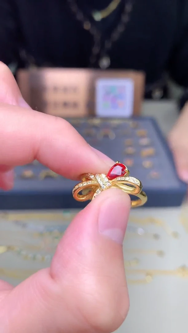 【闪购商品】蓝宝石戒指银S925镶嵌戒指