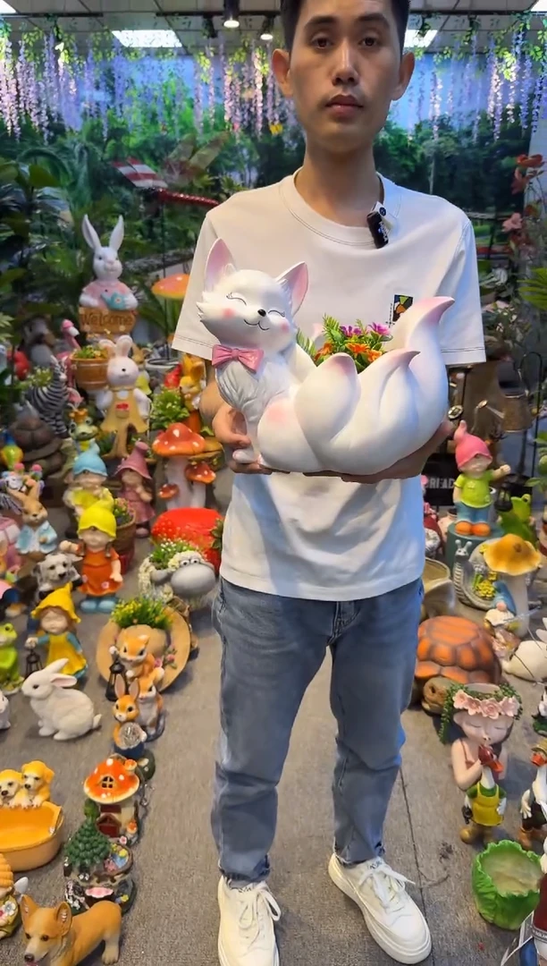 花盆庭院摆件&00&