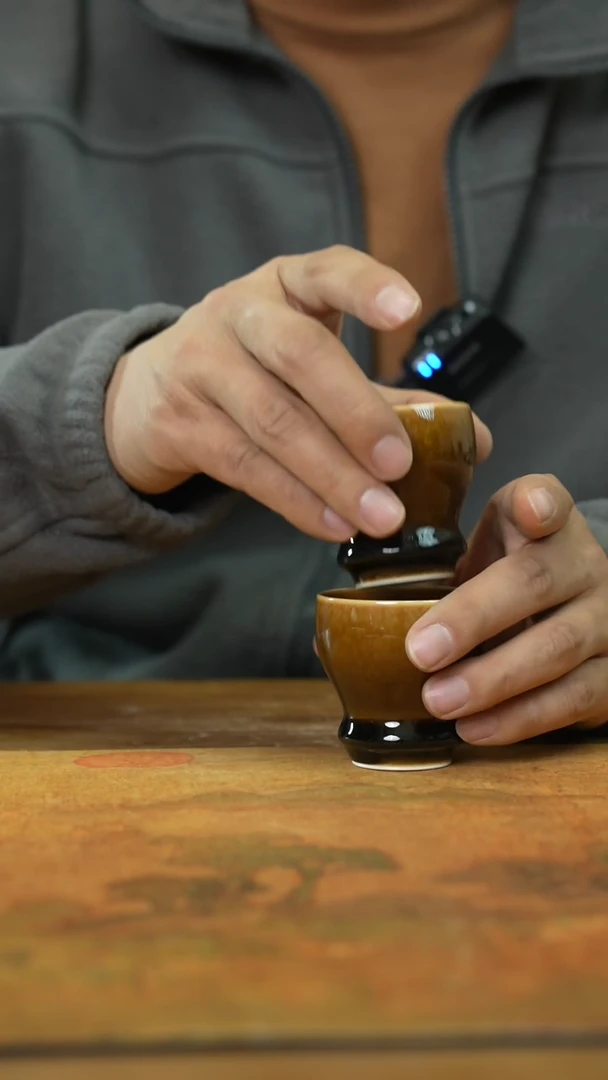 【闪购商品】瓷片景德镇上庄陶瓷酒杯对杯