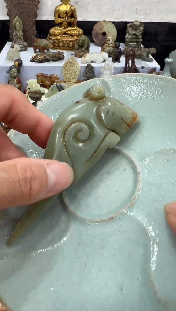 瓷片手工，手绘，陶瓷