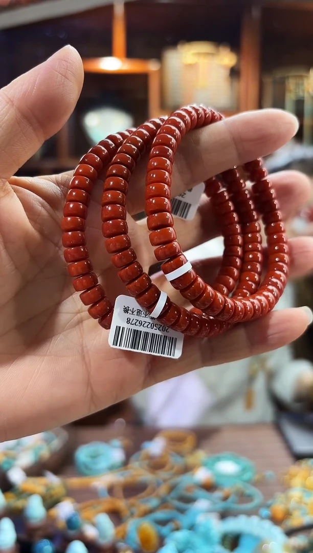 【闪购商品】南红玛瑙手串未镶嵌7mm手串多样发其一