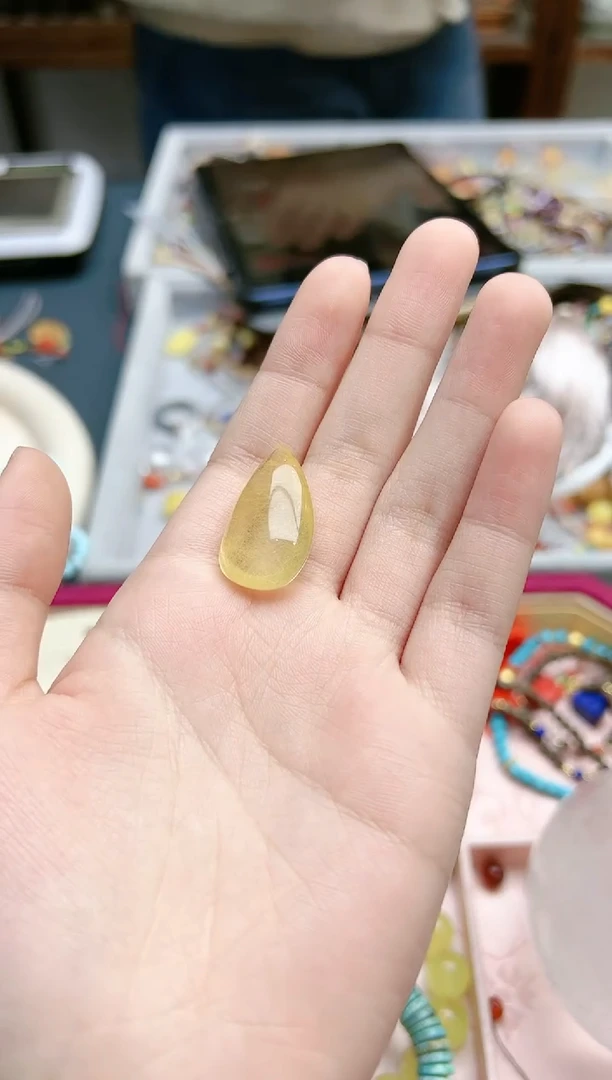 【闪购商品】水晶吊坠未镶嵌发晶吊坠*1 ZD编绳