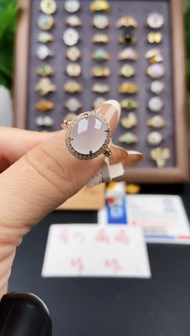 银S925镶嵌戒指翡翠21