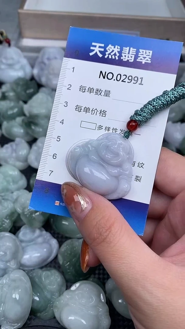 颈饰未镶嵌翡翠纯天然A货翡翠2991