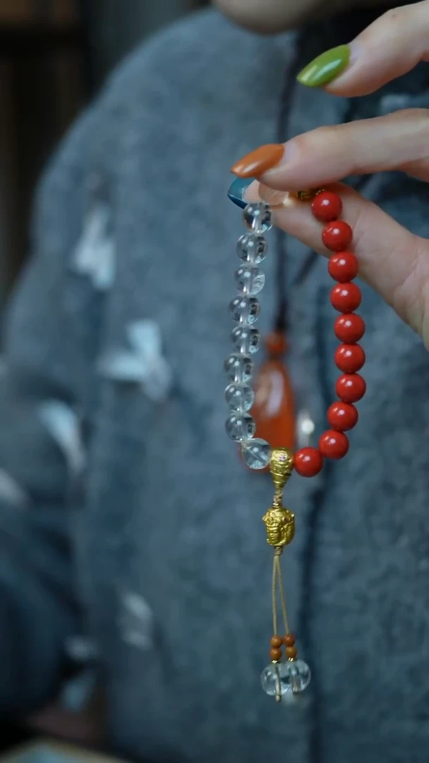 天然辰砂1-手串/姿/Z