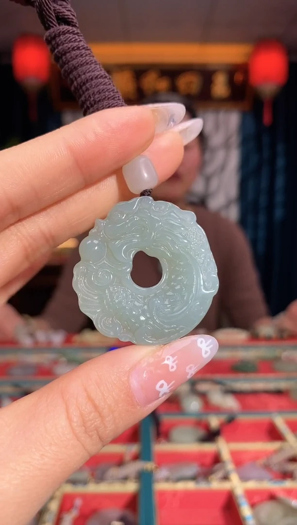 【闪购商品】和田玉颈饰未镶嵌鱼化龙