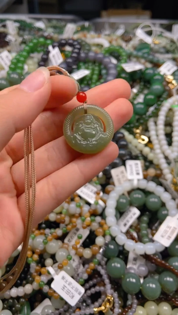 和田玉未镶嵌挂件1