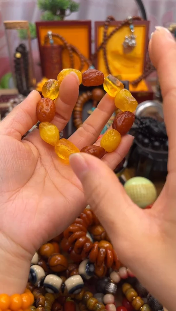 未镶嵌颈饰蜜蜡所见即所得所见即所得