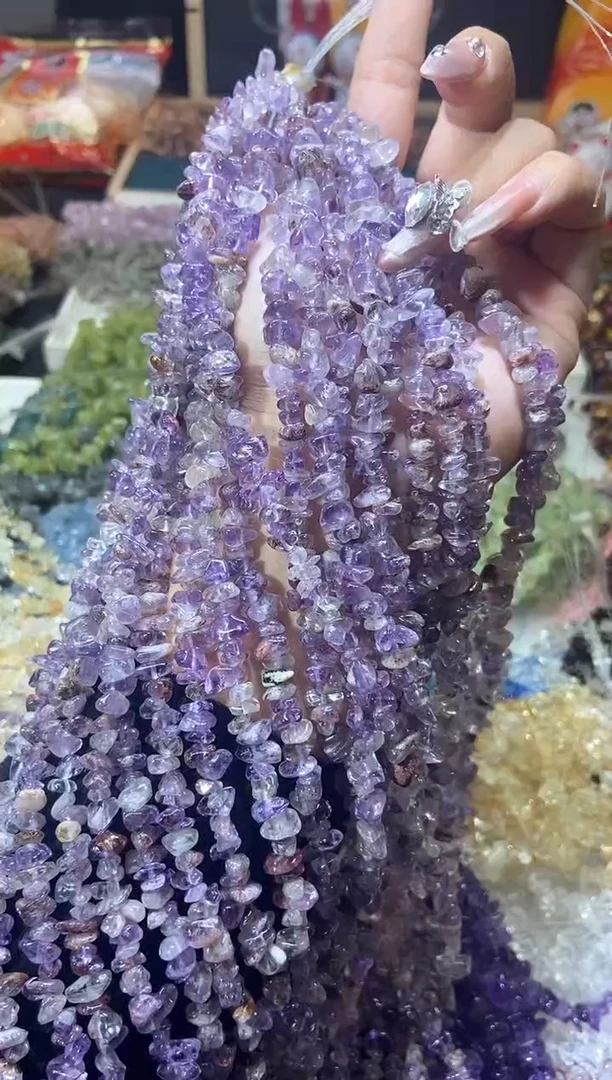 【闪购商品】水晶珠宝半成品未镶嵌紫幽灵
