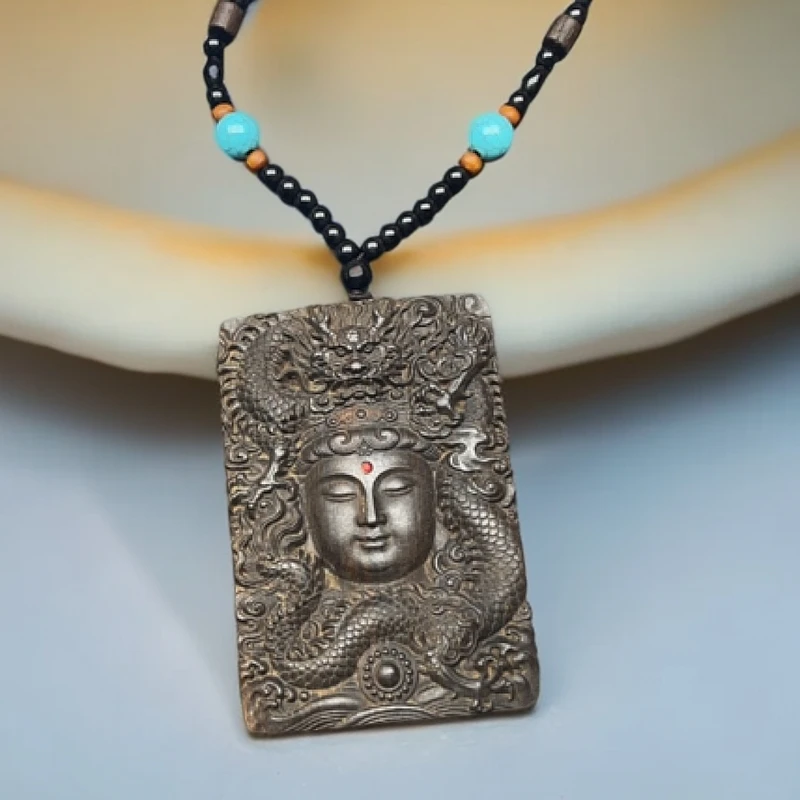 【二毛直播专享】A013双龙戏珠观音摆件