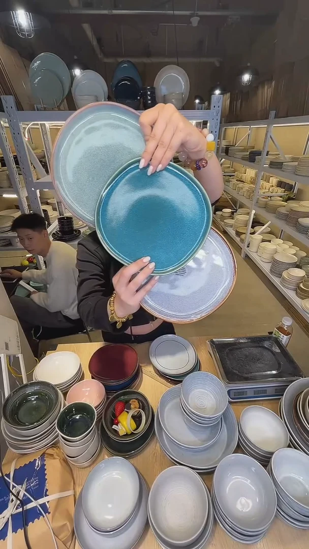 瓷11高温釉下彩陶瓷餐具