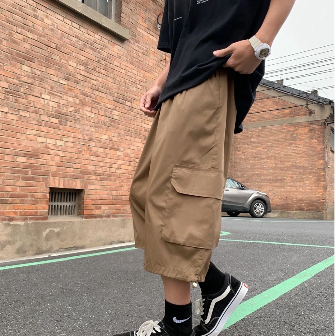 26780高端专享天花板夏款七分裤咖色（B）