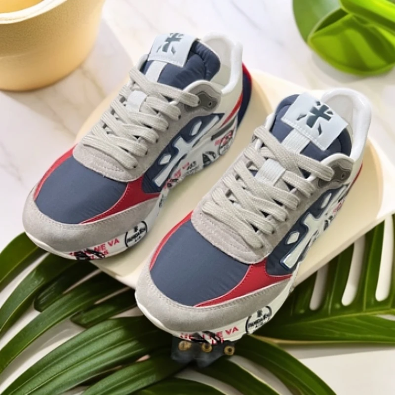 新品欧货高档斯丹sidan品牌男鞋新款百搭潮牌米字鞋透气男士