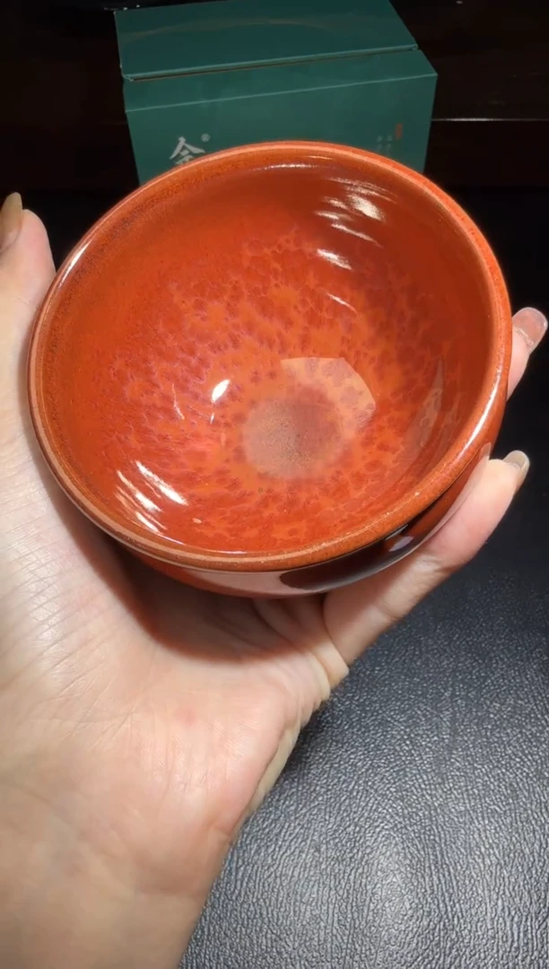 茶盏余旋柿红盏建盏故事34