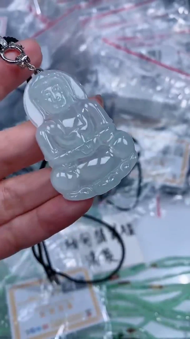 颈饰银S925镶嵌翡翠吊坠