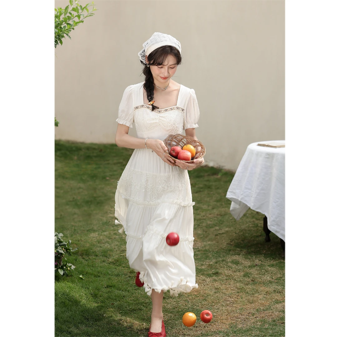 【品牌撤柜款ZB】气质连衣裙女2025年夏季新款显瘦高级感长裙L53581