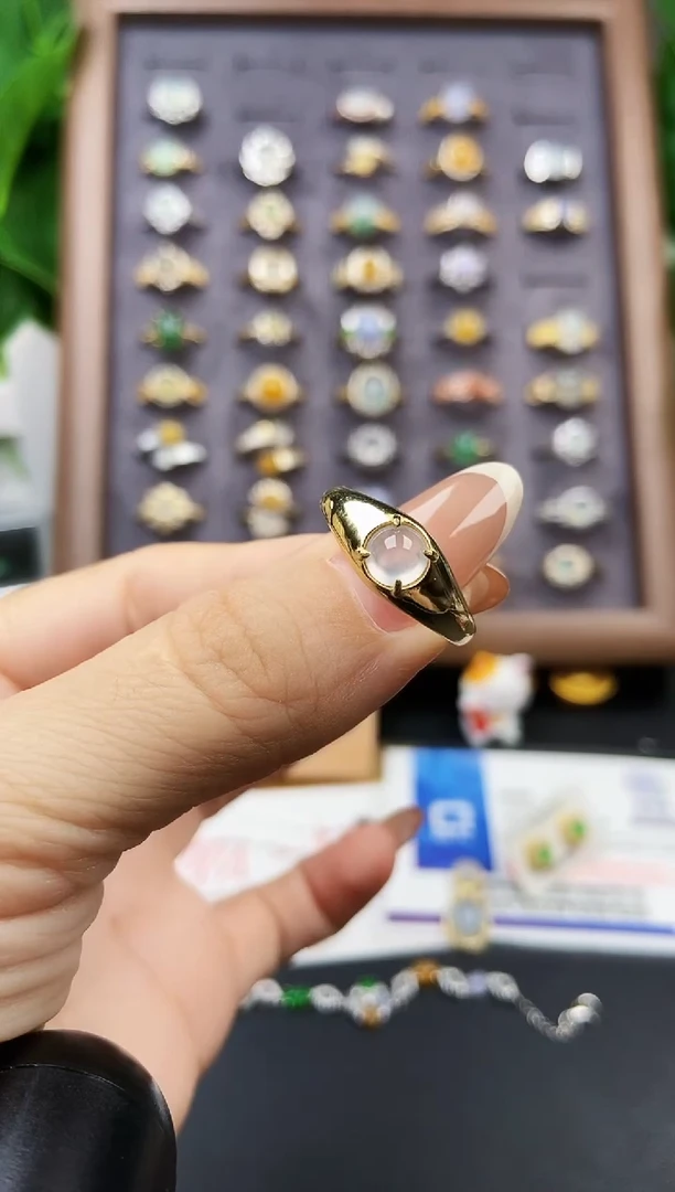 银S925镶嵌戒指翡翠12