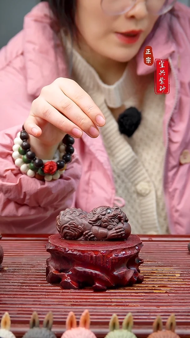 紫砂茶宠宜兴紫砂茶宠摆件