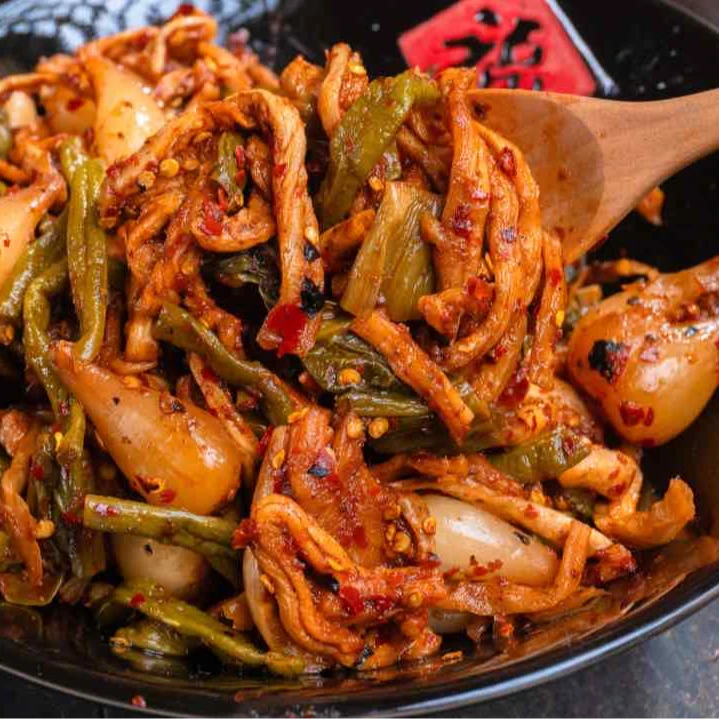 贵州特产麻辣萝卜干酸豇豆盐酸菜早餐泡菜下饭菜酱腌菜泡菜