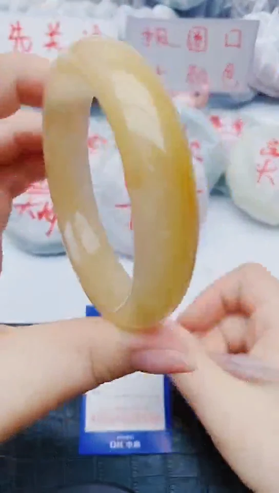 未镶嵌手镯石英质玉z177+63-64