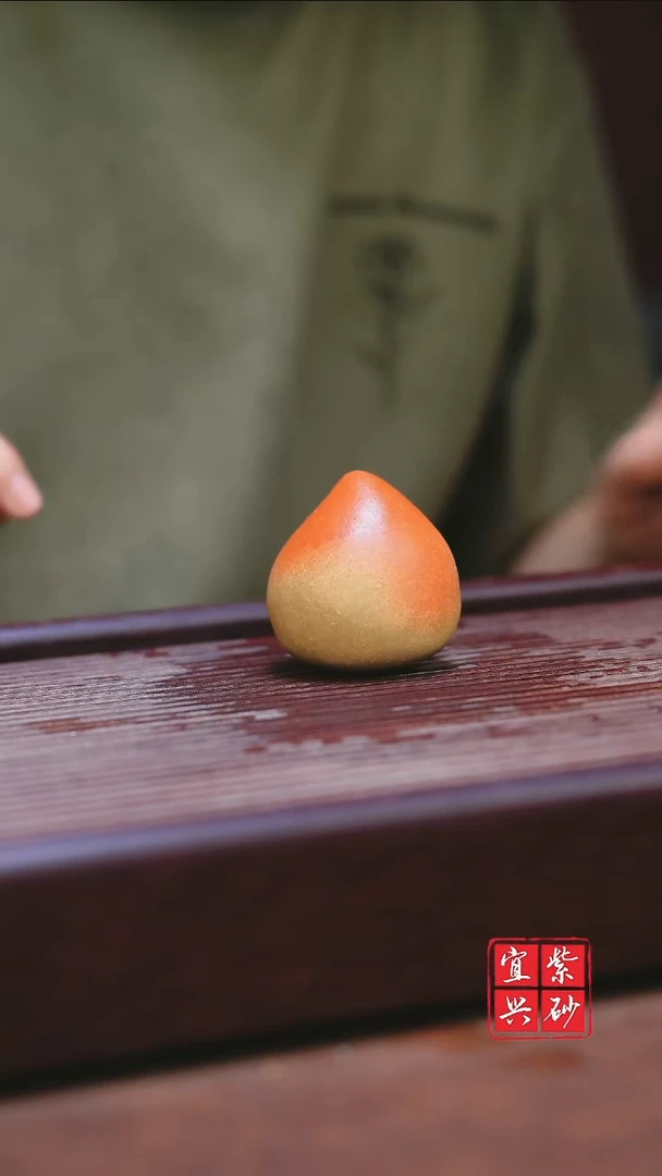 紫砂其他-宜兴原矿紫砂  寿桃