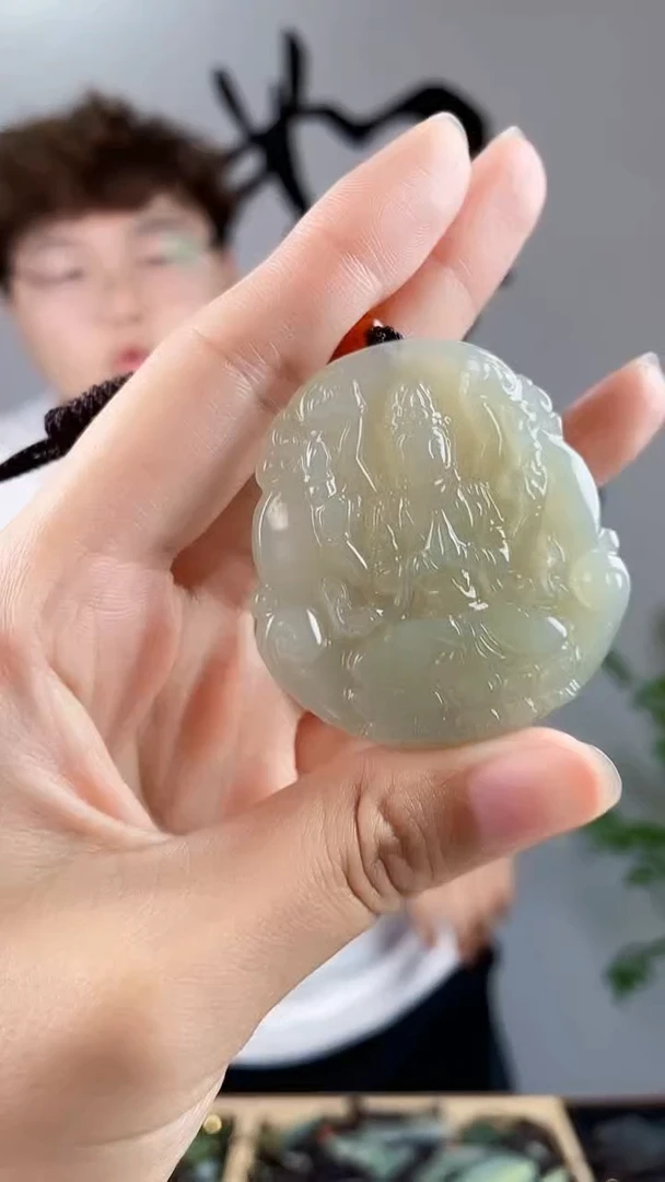 和田玉未镶嵌颈饰拍一发一，多样性发货