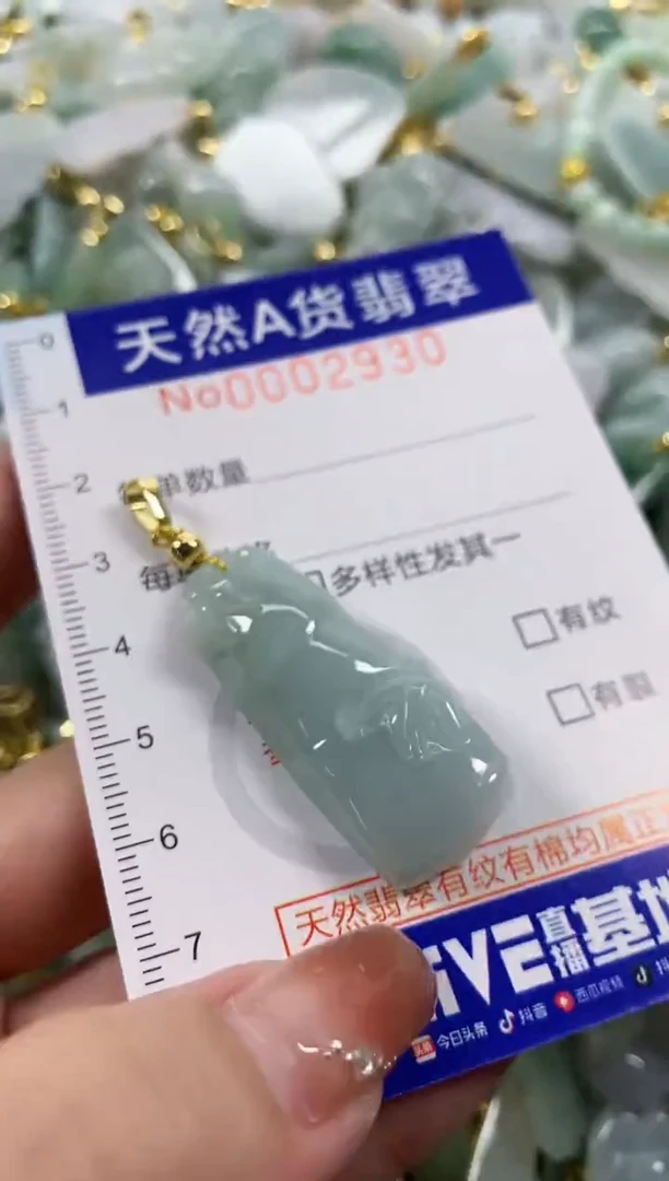 颈饰未镶嵌翡翠天然A货翡翠
