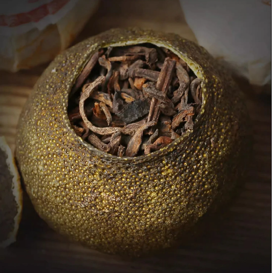 小青柑普洱茶熟茶益粒醇 新会柑普茶陈皮金柑普200g/500g罐