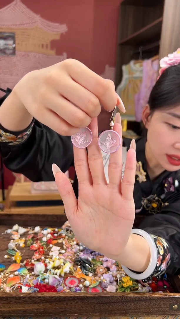 【闪购商品】刺绣苏绣世家非遗手工（耳环）