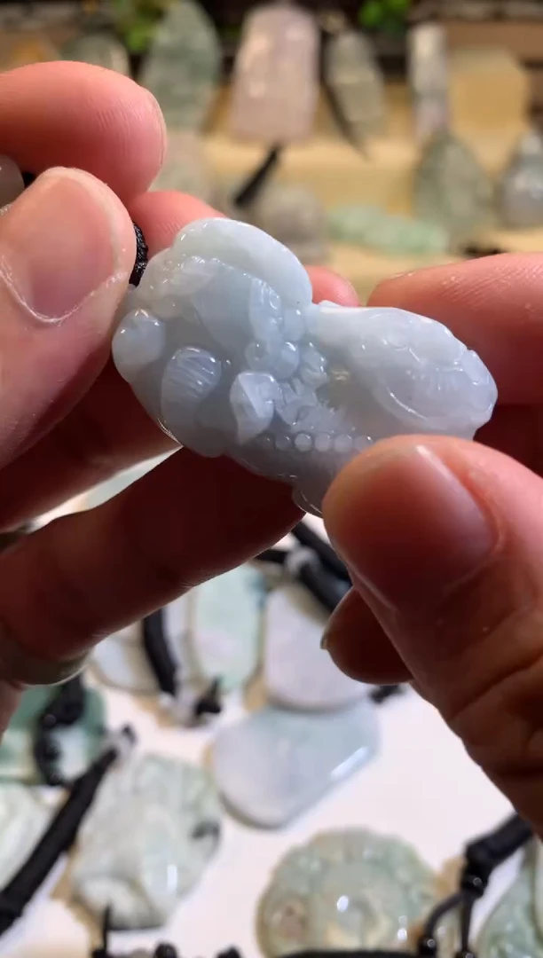 翡翠未镶嵌颈饰6/12/053