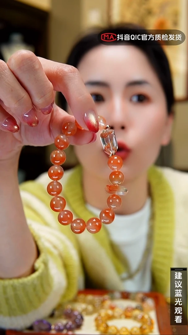 未镶嵌手链水晶闪购14号 天然芬达兔毛设计款手链