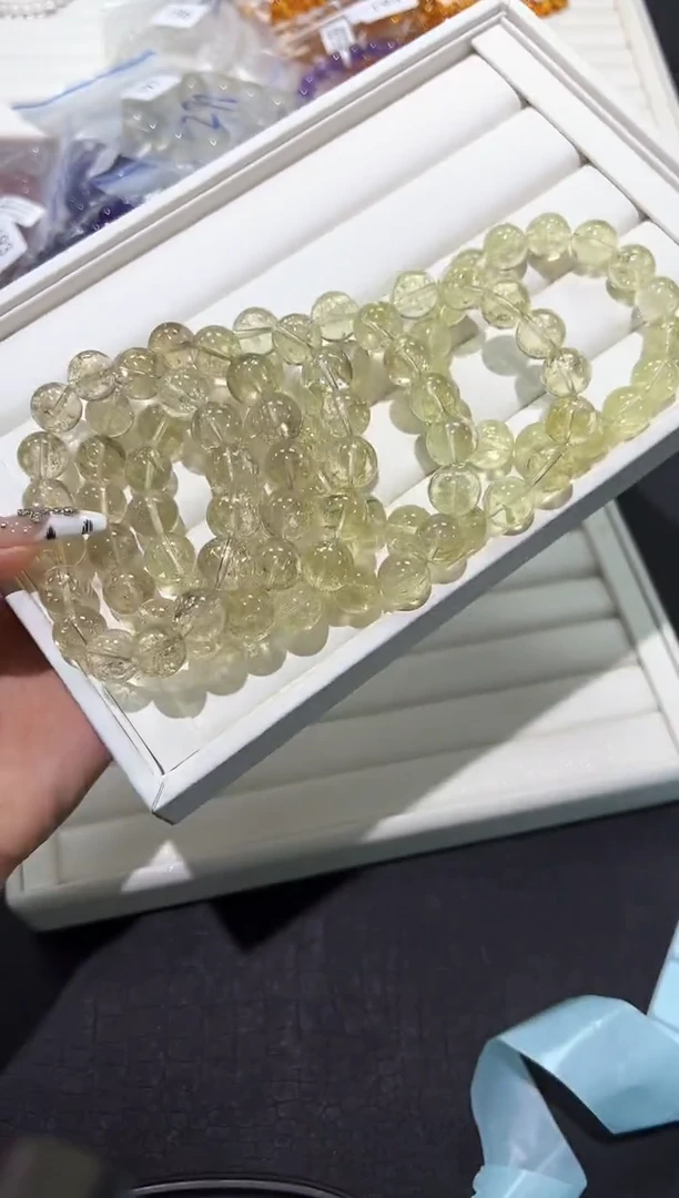 水晶手链未镶嵌98l多样性发其一【1条】默认微瑕12mm