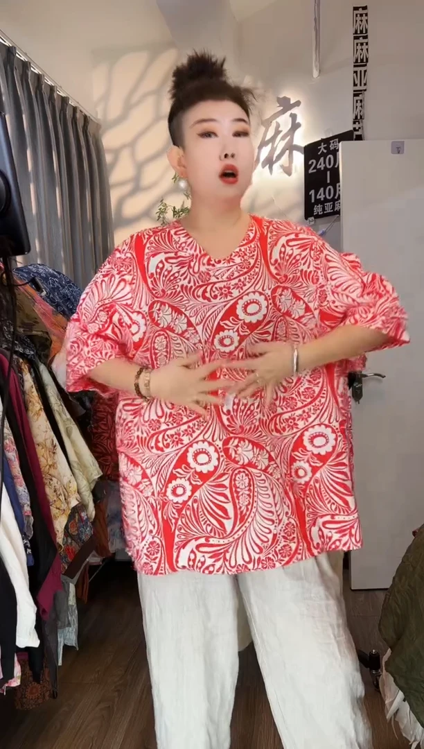 亚麻大码女装系列。